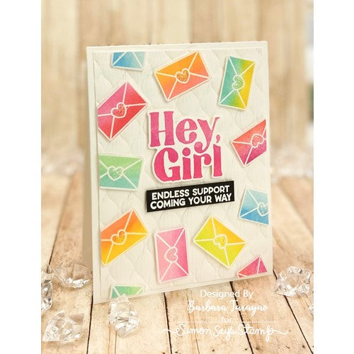 Simon Says Stamp! Simon Says Stamps and Dies YOU'RE MY GAL set593yg Hugs  Support Card Barbara Tarayao | color-code:ALT0