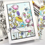 Simon Says Stamp! Simon Says Stamps and Stencils FLORAL GARDEN set595fg Hugs Tracy Ware