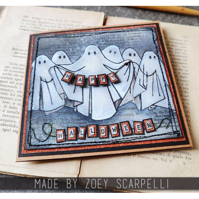 Simon Says Stamp Spooky Spirits Wafer Dies sss492 halloween
