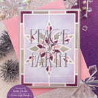 Simon Says Stamp Stained Glass Snowflake Wafer Dies 1762sdc Stamptember Keisha Charles Regal Christmas Card