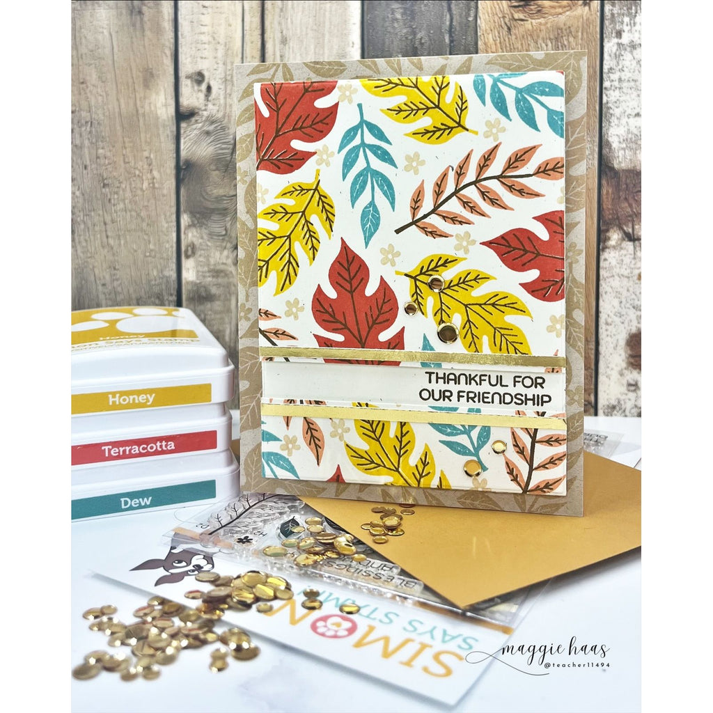 Simon Says Stamp Stamptember Stamps and Coordinating Dies I Want It All Fall set1355sdh Forest Forage in Fall
