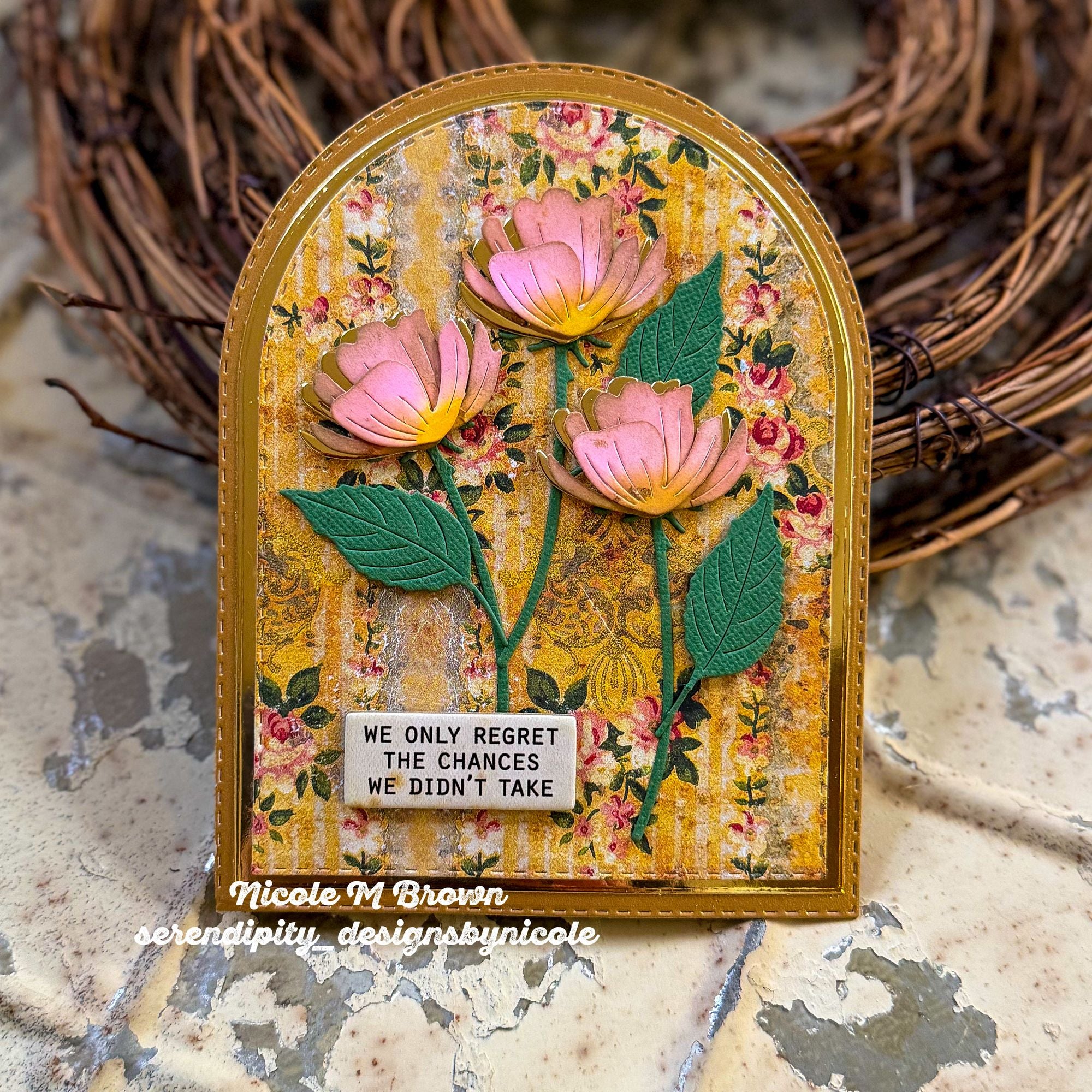 Simon Says Stamp Stamptember Stand-Alone Wafer Dies I Want It All Everyday set1360sah Tender Blossom