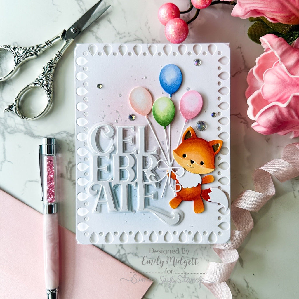 Simon Says Stamp Stamptember Stand Alone Wafer Dies I Want It All Fall set1358sah Fable Dancing Fox
