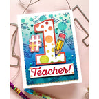 Simon Says Stamp Stencil Bubbles 1109st Every Happiness Enza Gudor #1 Card