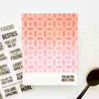 Simon Says Stamp Stencil Dot Petal Pattern 1127st Always There Best Ever Card Carly Tee Minner