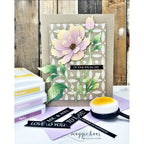 Simon Says Stamp Stencil Dot Petal Pattern 1127st Always There Congratulations Card Maggie Haas