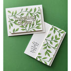 Simon Says Stamp Stencil Leafy Greens 1139st Shine On Sympathy Card Set