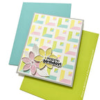 Simon Says Stamp Stencil Receding Squares 1083mt You Are My Favorite Birthday Card Allison Frazier | color-code:ALT04