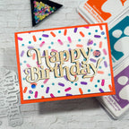 Simon Says Stamp Stencils Layering Sprinkles 1057st Stamptember Birthday Card Revati Panekar Vellum Simple
