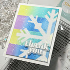 Simon Says Stamp Stencils Snowflake Stripes 1056mt Stamptember Thank You Card Karen Downs Ombre Sparkle