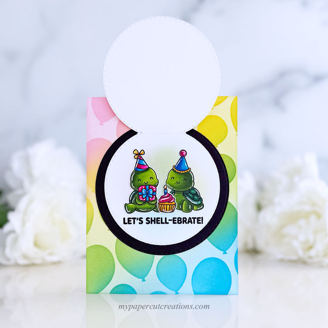 Simon Says Stamp Stitched Circles Wafer Dies 1529sd In My Heart Birthday Card | color-code:ALT01
