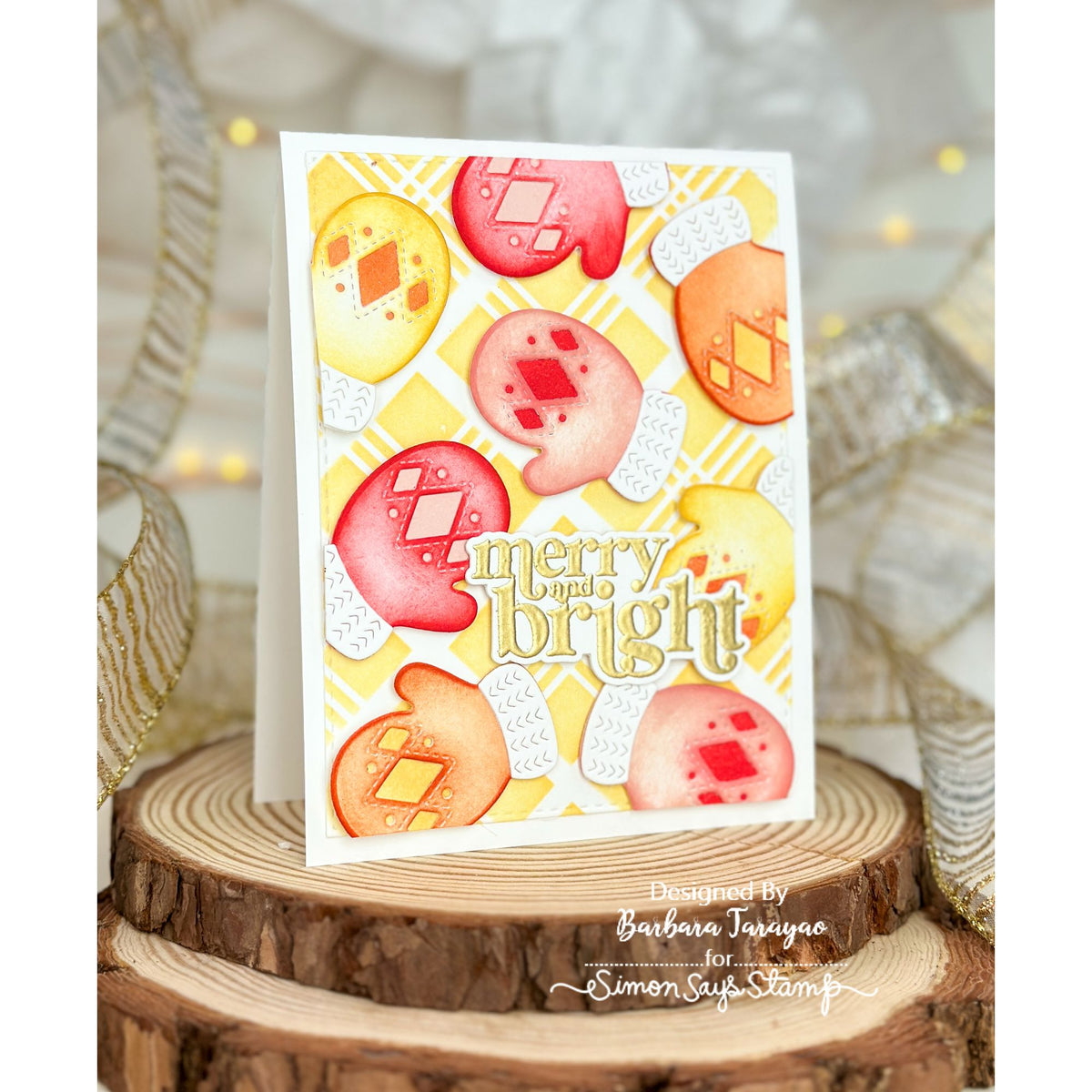 Simon Says Stamp Stitched Mittens Wafer Dies s1207 Sending Cheer Barbara Tarayao Cozy Christmas Card
