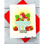 Simon Says Stamp Strawberry Pint Wafer Dies s1161 Always There Better Together Card Susan Valle