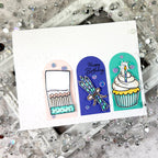 Simon Says Stamp Strike Up the Fun Wafer Dies 1685sdc Stamptember Nora Noll Birthday Cupcake Card