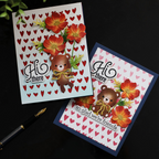 Simon Says Stamp Sunblush Flowers Wafer Dies s1139 Always There Bears and Flowers and Hearts Friend Cards Bibi Cameron | color-code:ALT05