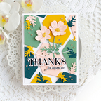 Simon Says Stamp Sunblush Flowers Wafer Dies s1139 Always There Heather Hoffman Late Summer Thanks Card | color-code:ALT07
