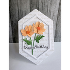 Simon Says Stamp Sunblush Flowers Wafer Dies s1139 Always There Shaped Floral Birthday Card Lisa Addesa | color-code:ALT04