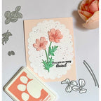 Simon Says Stamp Sunblush Flowers Wafer Dies s1139 Always There Very Loved Card with Flowers Barb Engler