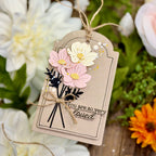 Simon Says Stamp Sunblush Flowers Wafer Dies s1139 Always There You Are Loved Tag Joe Sysavath