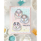 Simon Says Stamp Teardrop Pinpoint Frames Wafer Dies s1135 In My Heart Thanks a Latte Card