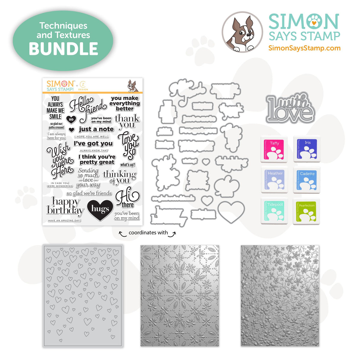 Simon Says Stamp Techniques and Textures Jennifer McGuire Stamps Dies 