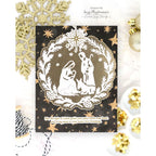 Simon Says Stamp The First Noel Wafer Dies 1832sd Suzy Plantamura Sacred Nativity Christmas Card 