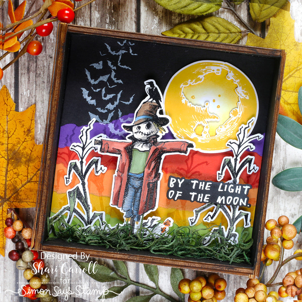 Simon Says Stamp The Scarecrow Wafer Dies 451sss Shari Carroll Halloween Decor