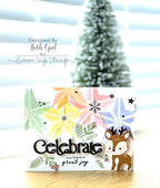 Simon Says Stamp Timeless Celebrate Wafer Dies 1731sd Beht Opel Cute Deer Christmas Card