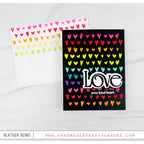 Simon Says Stamp Timeless Love Wafer Dies 1618sd Always There Rainbow Love Card Heather Ruwe | color-code:ALT05