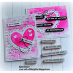 Simon Says Stamp Tiny Text Wafer Dies 394sss Bright Pink Love Cards Kath Stewart | color-code:ALT01