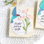 Simon Says Stamp Tissue Petal Stems Wafer Dies s1142 Every Happiness Heather Hoffman Hummingbird and Flowers Card  | color-code:ALT07