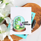 Simon Says Stamp Token Terrarium Wafer Dies 1576sdc Always There Hopping By Hello Card Michelle Short