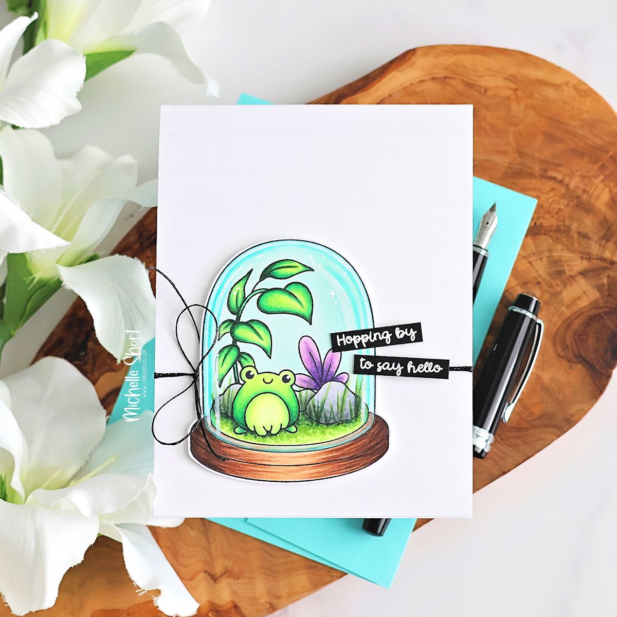 Simon Says Stamp Token Terrarium Wafer Dies 1576sdc Always There Hopping By Hello Card Michelle Short