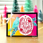 Simon Says Stamp Tranquil Dove Embossing Folder, Die, and Stencils set1419td Beth. Opel Bright Sacred Christmas Cards | color-code:ALT04