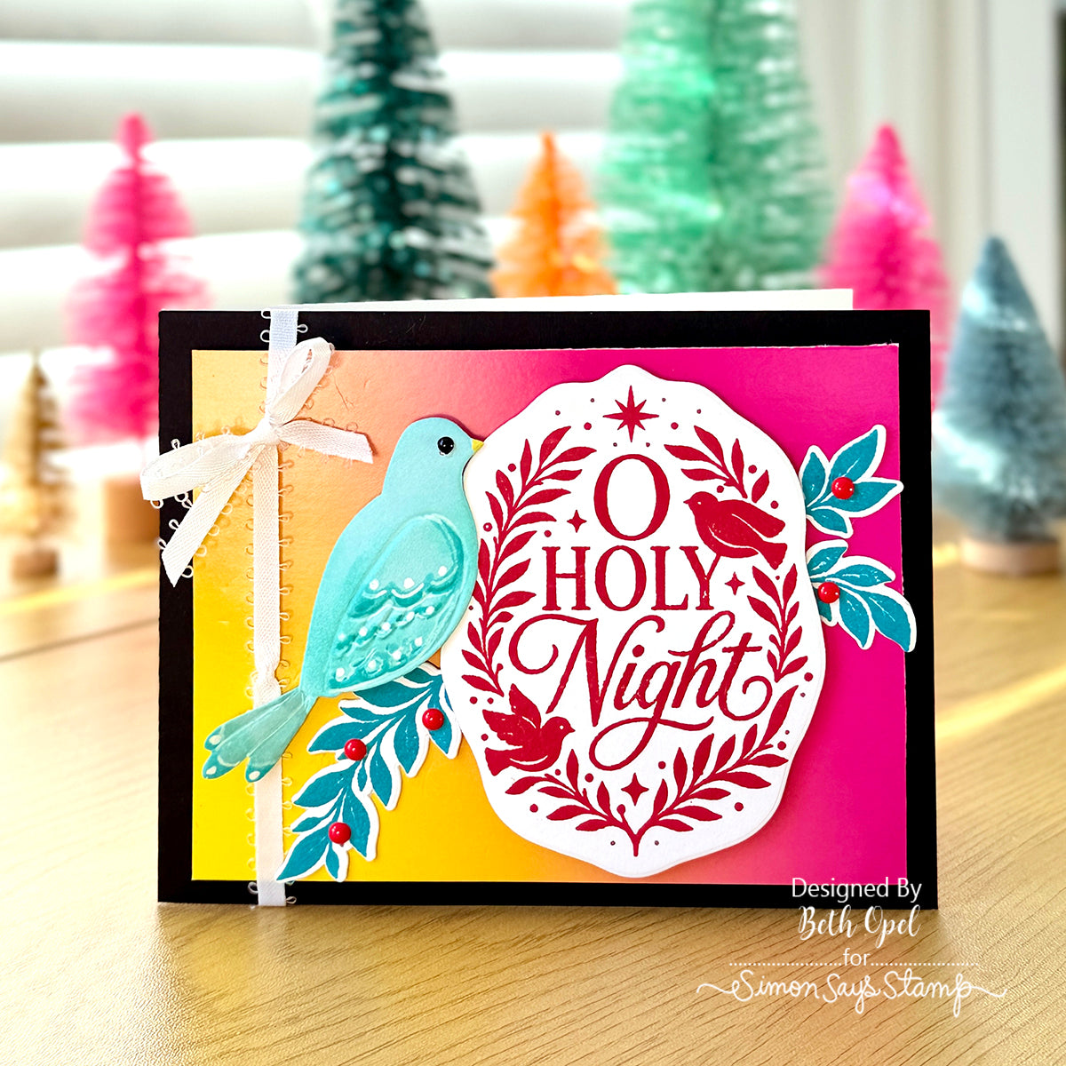 Simon Says Stamp Tranquil Dove Embossing Folder and Die sfd563set Beth Opel Bright Sacred Christmas Card | color-code:ALT03