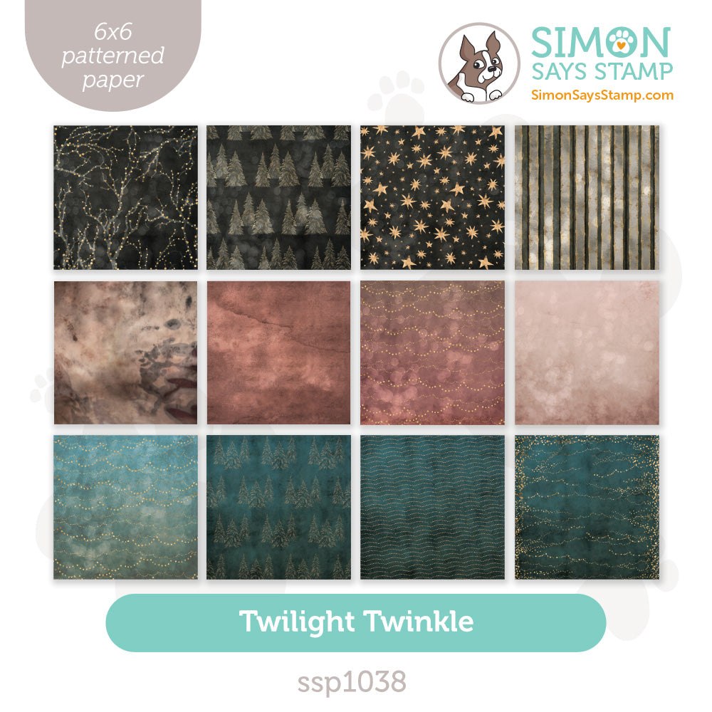 Simon Says Stamp Twilight Twinkle 6x6 Patterned Paper