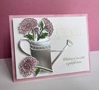 Simon Says Stamp Watering Can Wafer Dies 1733sd Thinking of You Card Lisa Addesa