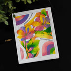 Simon Says Stamp Wavy Rainbow Wafer Die 1624md Stamptember Bibi Cameron Floral Love Card