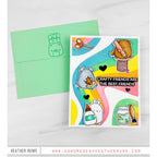 Simon Says Stamp Wavy Rainbow Wafer Die 1624md Stamptember Heather Ruwe Crafty Friends Card
