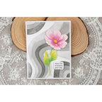 Simon Says Stamp Wavy Rainbow Wafer Die 1624md Stamptember Natasha Foote Pink Bloom Card
