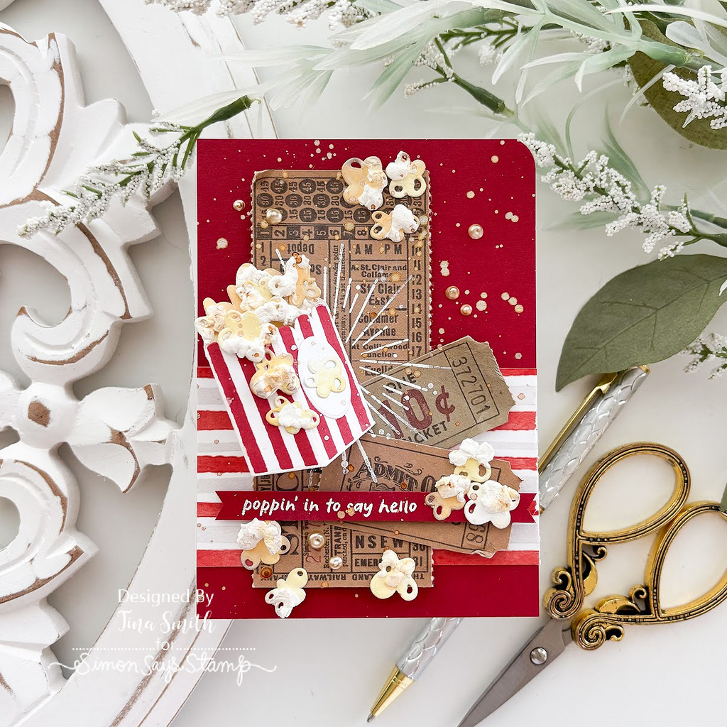 Simon Says Stamp White Heat and Fluff 10ml st0212 Poppin In Card Tina Smith | color-code:ALT05