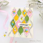Simon Says Stamp Willowweave Plate Wafer Dies s1131 Always There Anne Fiene Celebrate Card