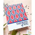 Simon Says Stamp Willowweave Plate Wafer Dies s1131 Always There Enza Gudor Thinking of You Card
