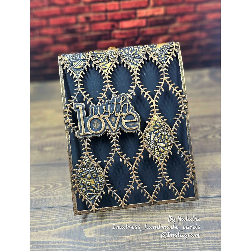 Simon Says Stamp Willowweave Plate Wafer Dies s1131 Always There With Love Card Natalia Alton