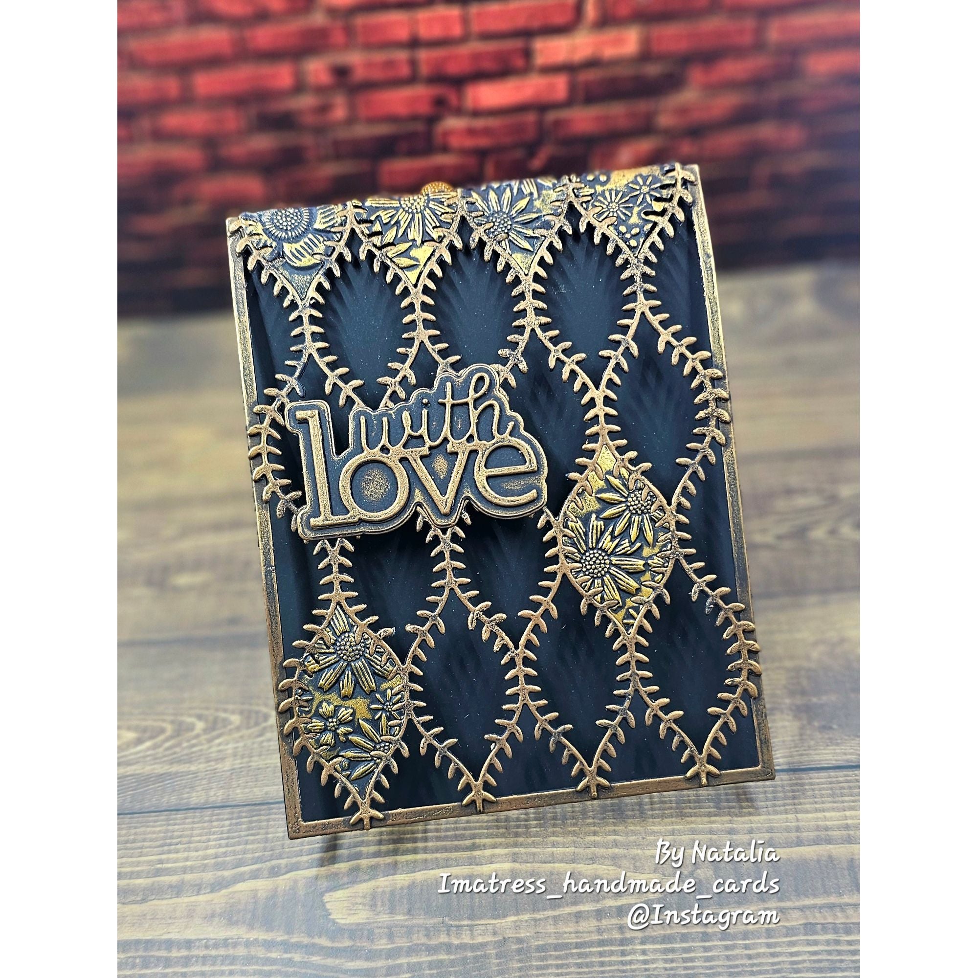 Simon Says Stamp Willowweave Plate Wafer Dies s1131 Always There With Love Card Natalia Alton