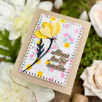 Simon Says Stamp Wishflower Stem Wafer Dies s1143 Every Happiness Joe Sysavath Find the Sunshine Flower Card