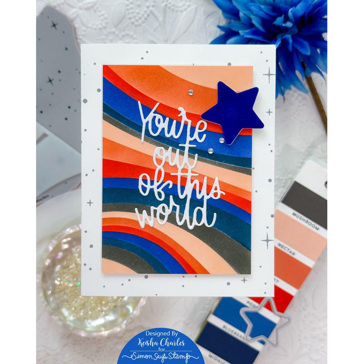 Simon Says Stamp You're Out Of This World Wafer Dies sssd112833 Out Of This World Friend Card Keisha Charles | color-code:ALT04