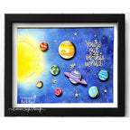 Simon Says Stamp You're Out Of This World Wafer Dies sssd112833 Out Of This World Planetary Decor Beth Opel