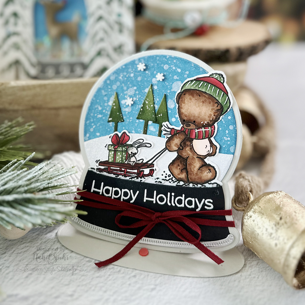 Simon Says Stamps And Dies Wintertime Critters set683wc Season Of Wonder Cute Christmas Card Nichol Spohr | color-code:ALT06