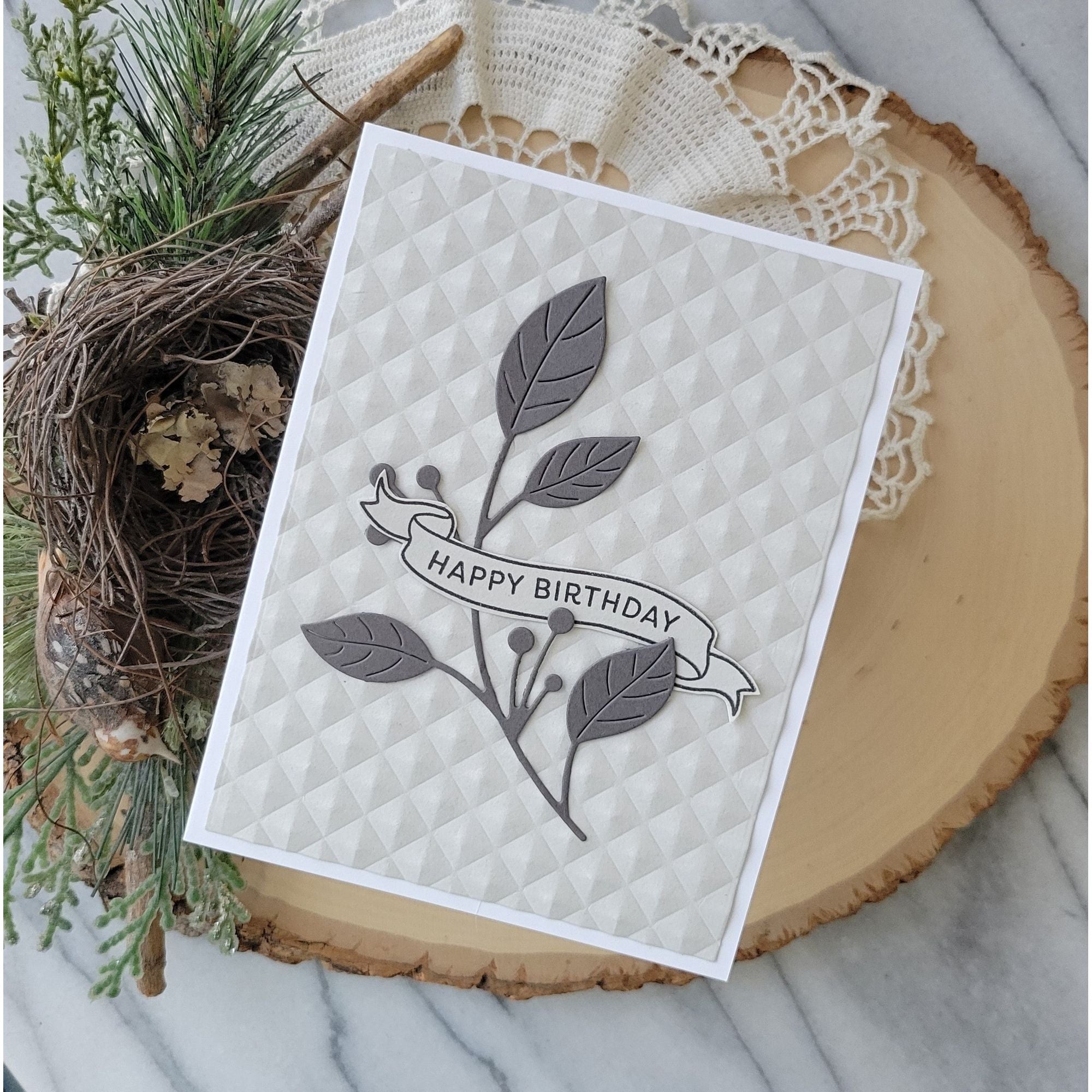 Simon Says Stamps Dies and Stencil Banner Greetings set999bg Moments in Time BIrthday Card Rosemary Dennis | color-code:ALT05